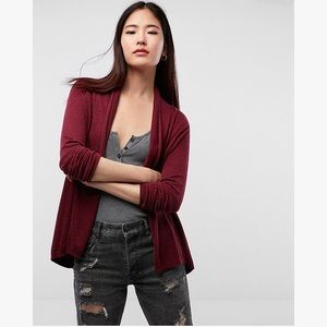 {Express} Roll Neck Cover-Up Cardigan